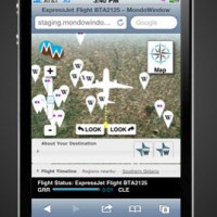 Geotainment: Using a moving map, the social map and ancillary revenue